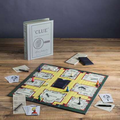 Clue Linen Book Vintage Board Game