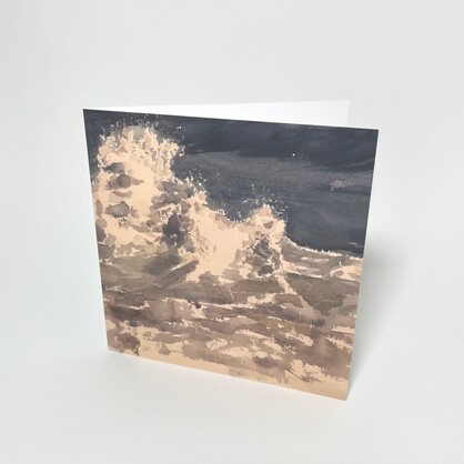 Waves Greeting Card