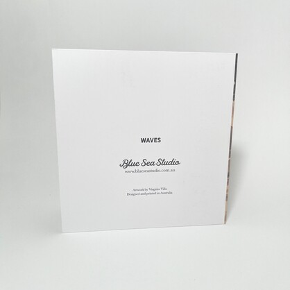 Waves Greeting Card