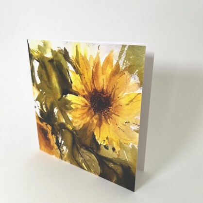 Sunflower Greeting Card