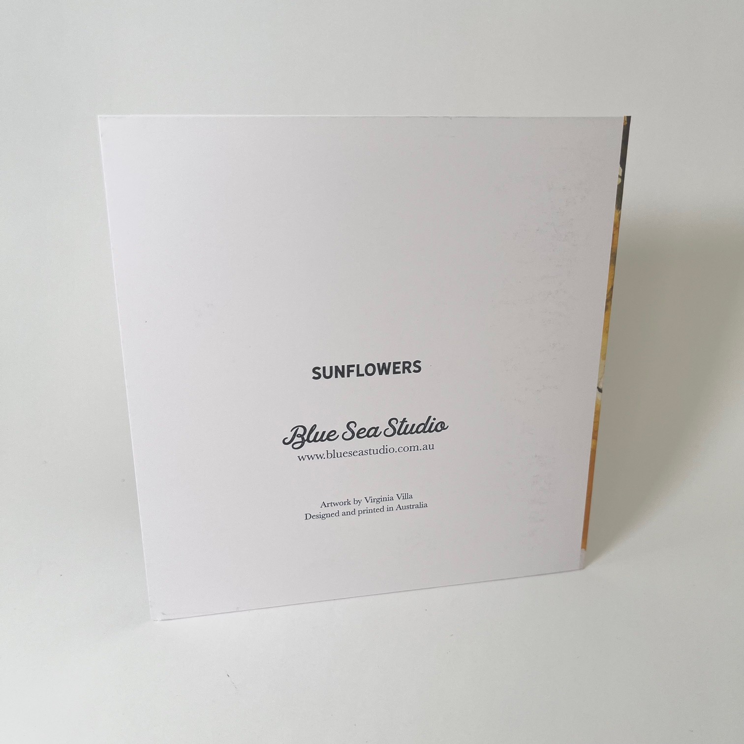 Sunflower Greeting Card