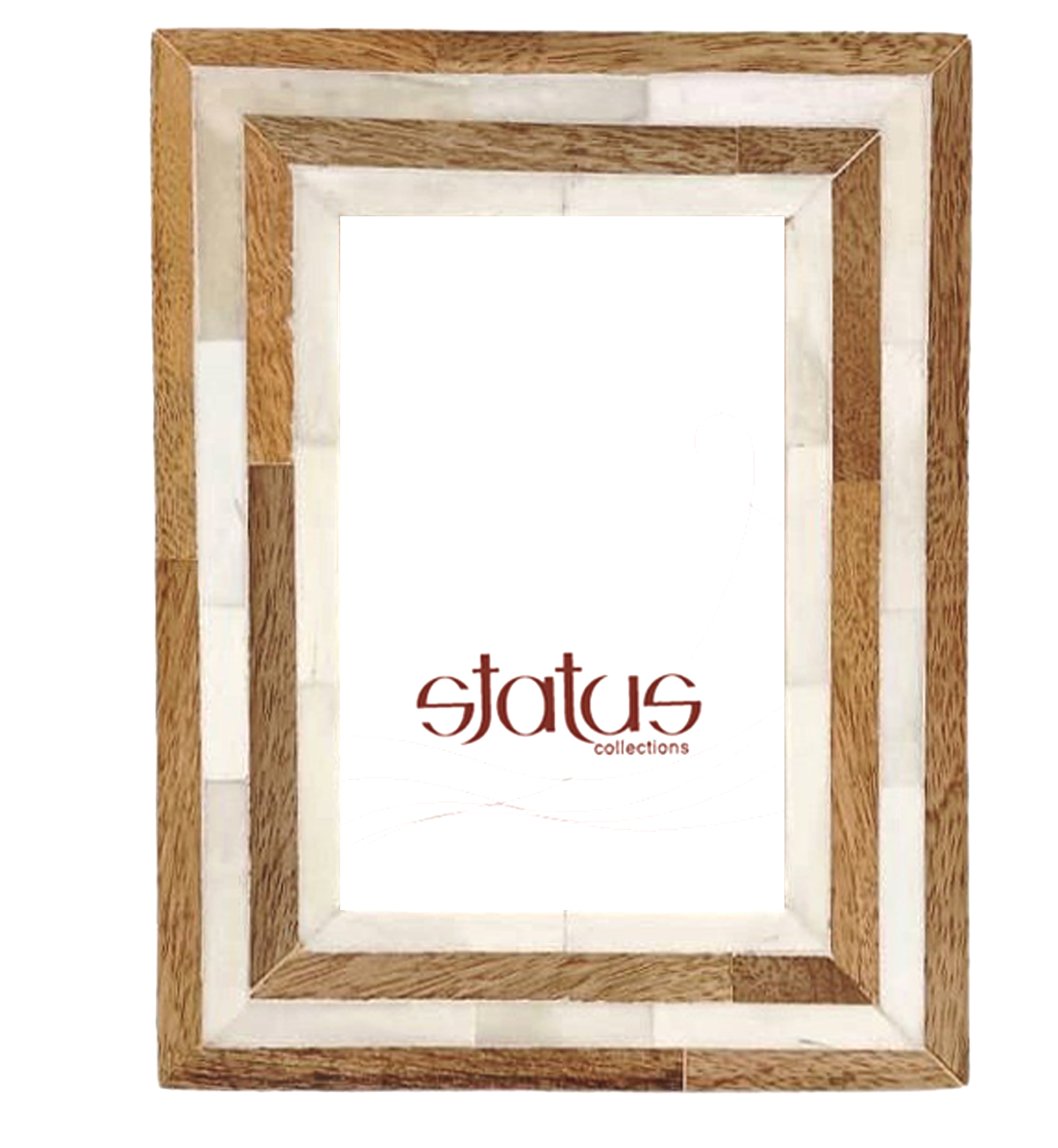 Natural bone frame 19x14/10x15 cm