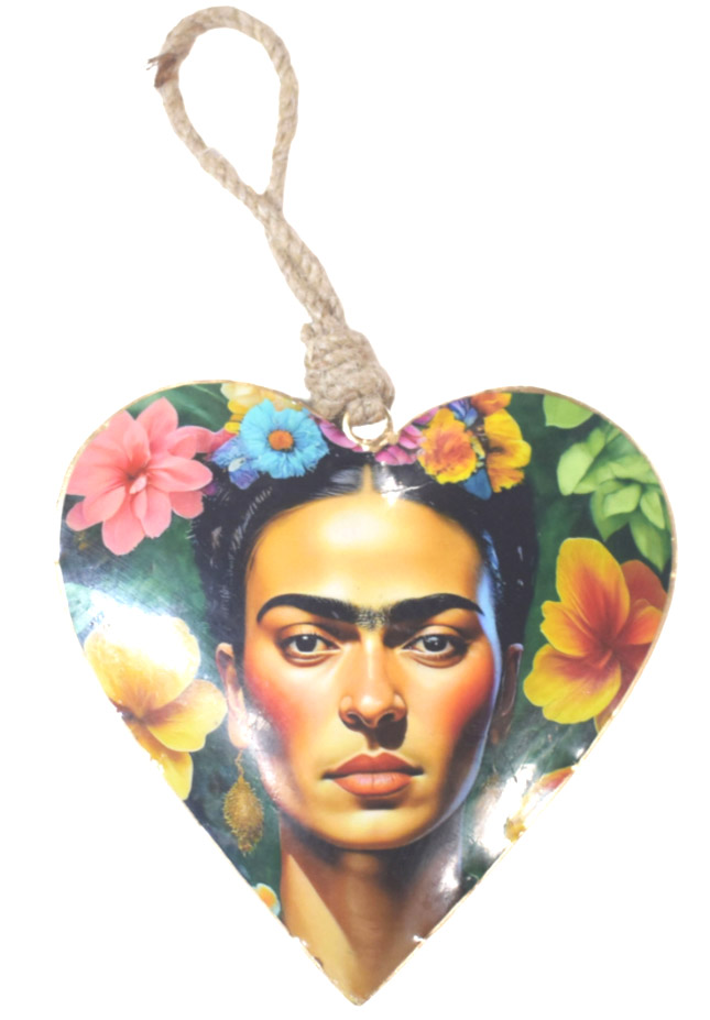 15 cm Frida kahlo heart multi