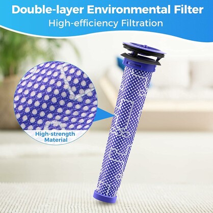 3 x Filters for DYSON V6, V7, V8, DC58, DC59, DC61, DC62 stickvac