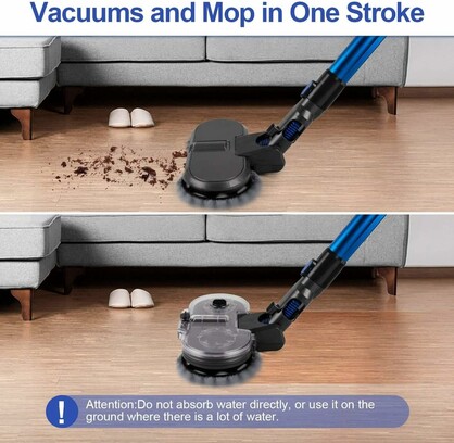 Mopping & Vac attachment for Dyson V7, V8, V10, V11 & V15 vacuum cleaners