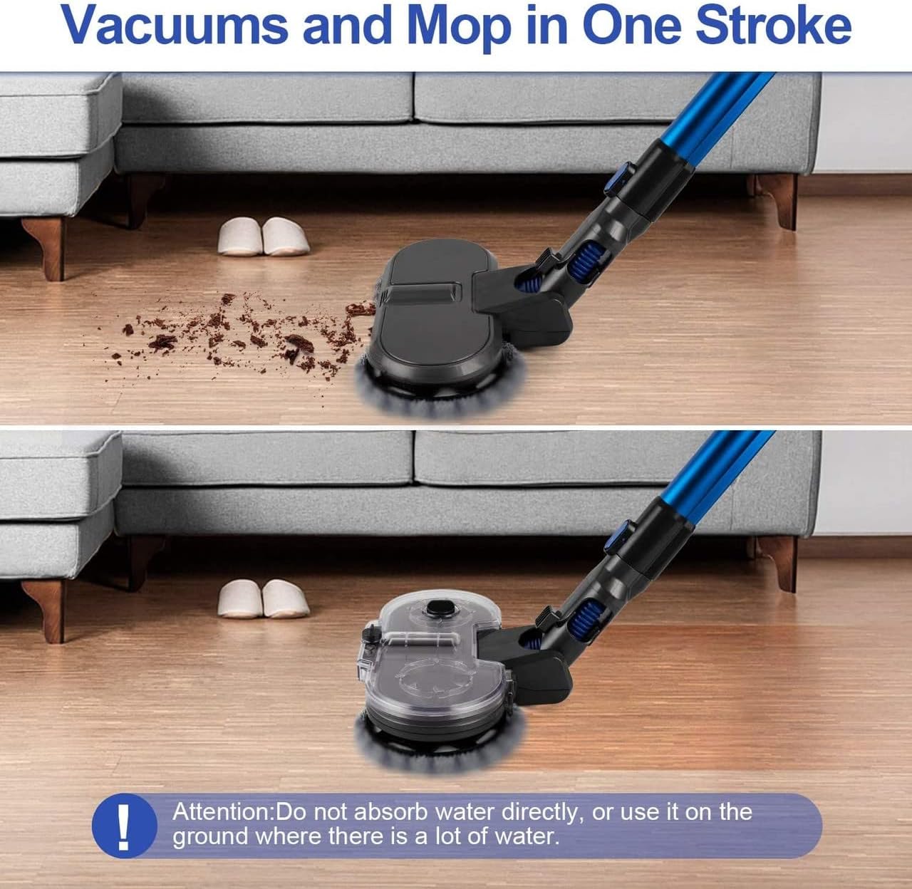 Mopping & Vac attachment for Dyson V7, V8, V10, V11 & V15 vacuum cleaners