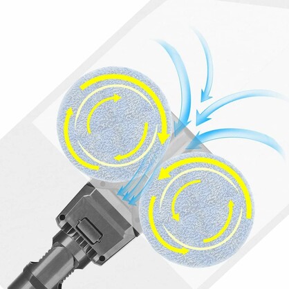 Mopping & Vac attachment for Dyson V7, V8, V10, V11 & V15 vacuum cleaners