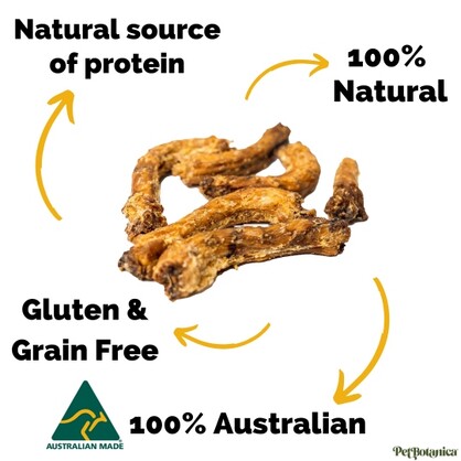 CRUNCHY CHOOK NECKS | CHICKEN DOG TREATS