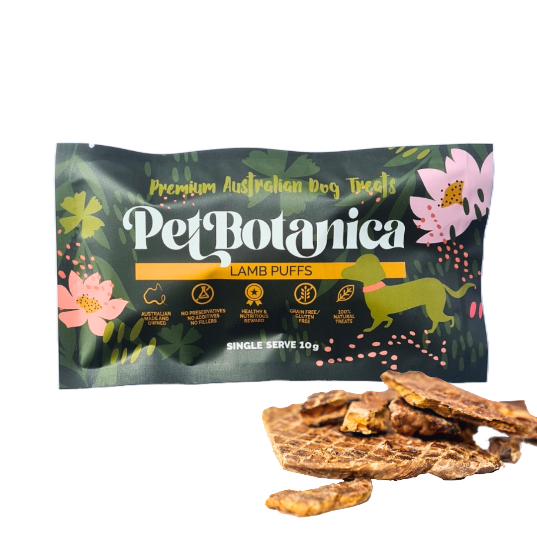 SINGLE SERVE DOG TREATS - LAMB PUFFS