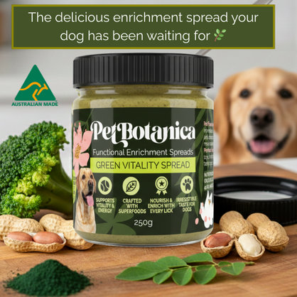 Green Vitality Spread for Dogs | Functional Enrichment for Dogs - Super Greens
