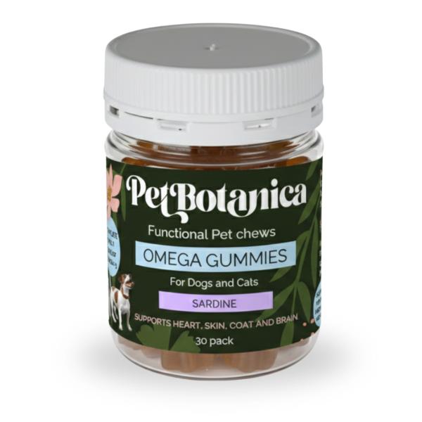 Omega-3 Fish Oil Gummies for Dogs & Cats | Omega Supplement | Skin & Coat Care | Joint Support | Heart & Brain Support - Australian-made
