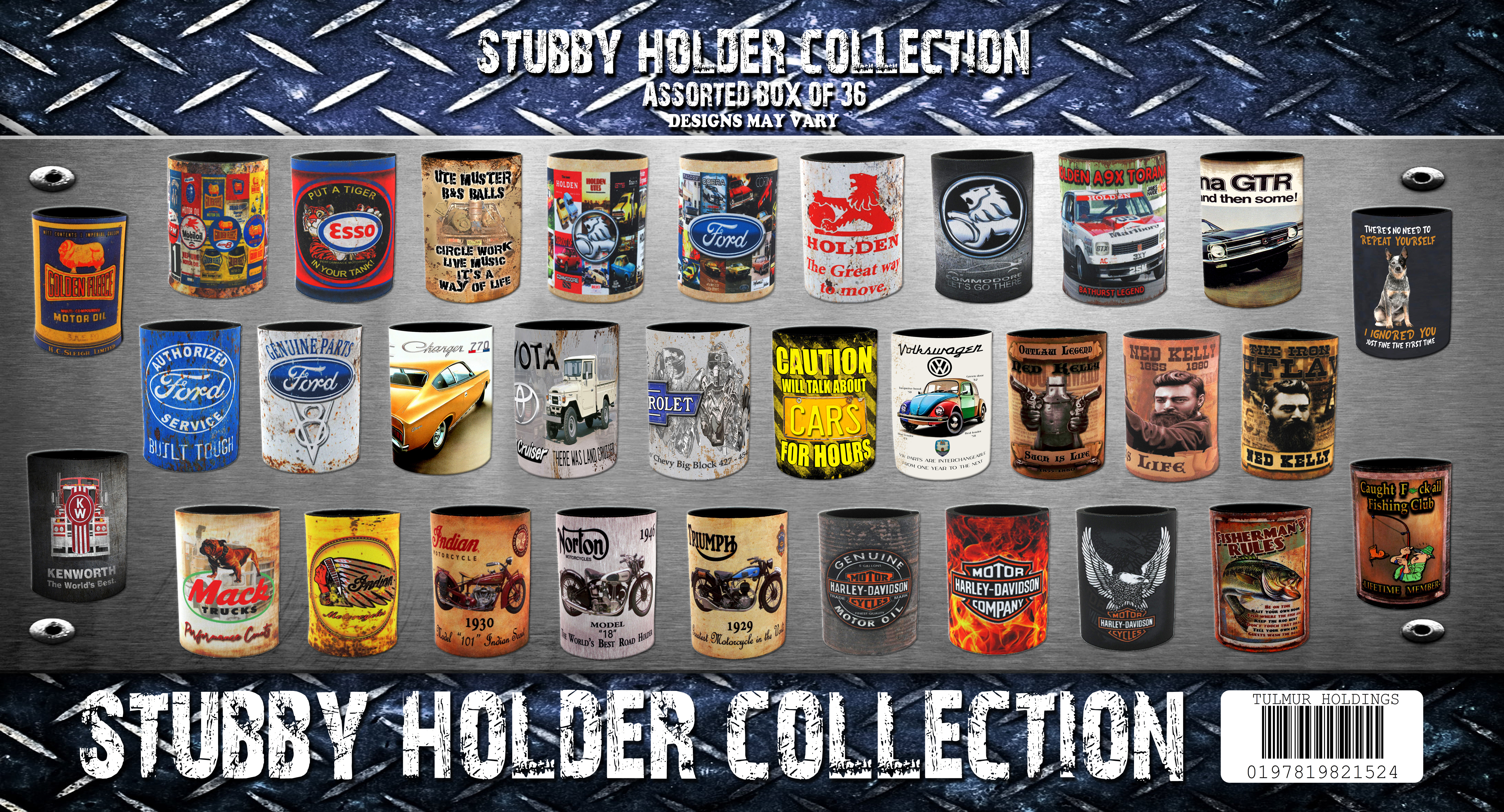 STUBBY HOLDER DISPLAY BOX