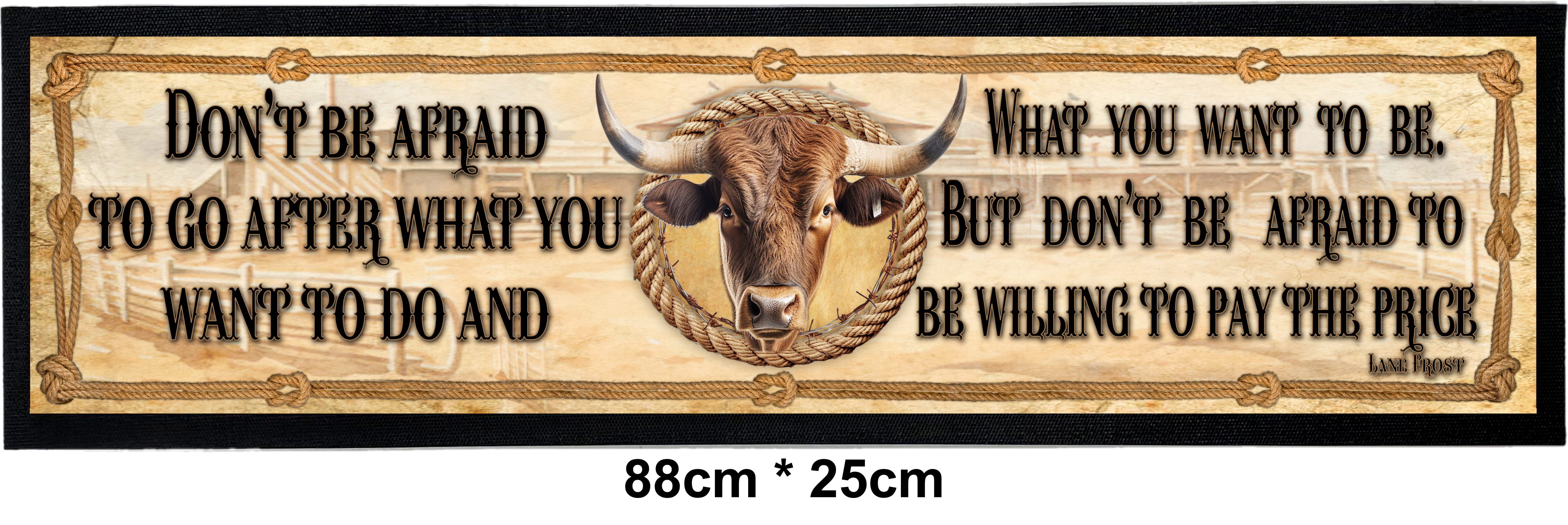 LANE FROST BAR MAT