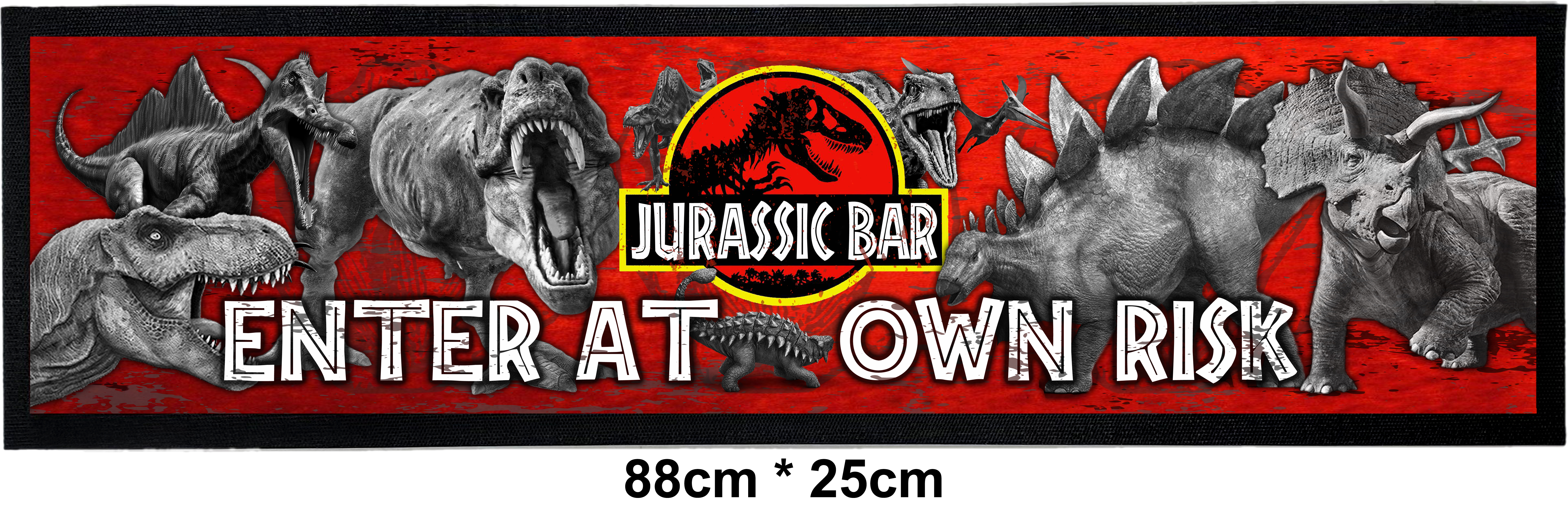 JURASSIC BAR MAT