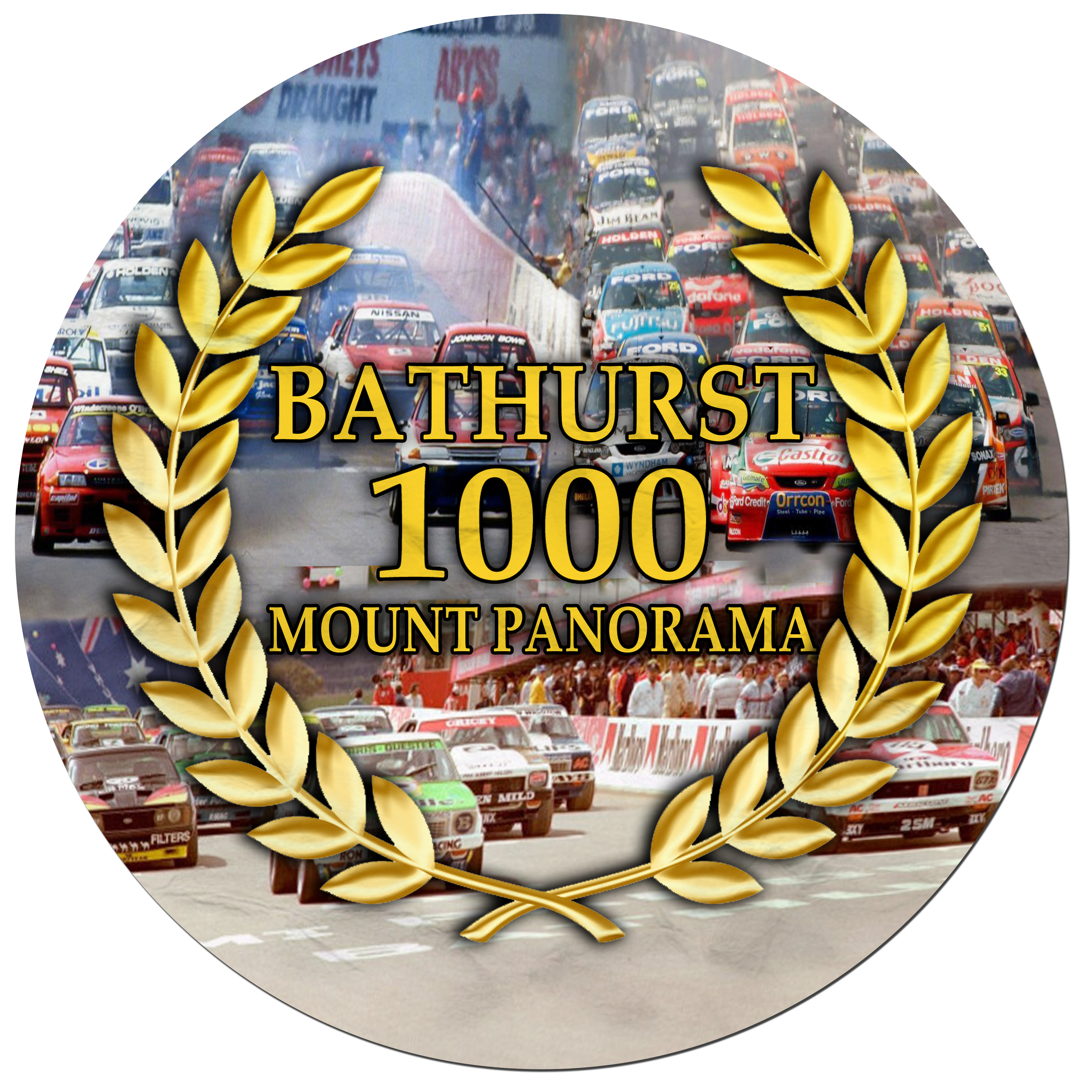 Wholesale BATHURST 1000 ROUND TIN SIGN - Tulmur Holdings Pty Ltd ...