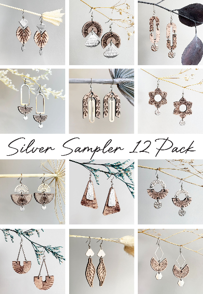 Firefly Accessories - Firefly Earrings -Silver Sampler 12 Pack