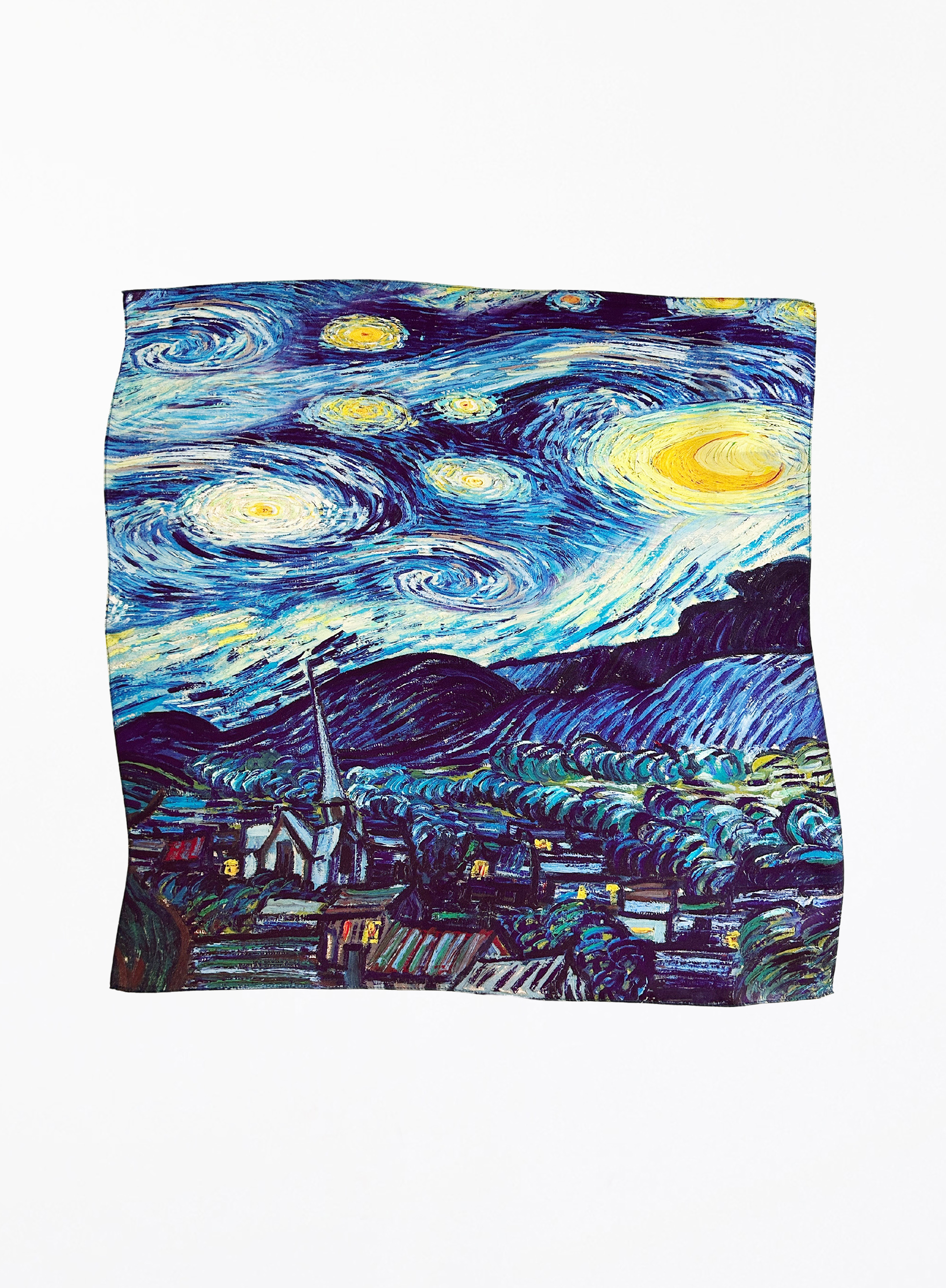 Starry Night Silk Scarf
