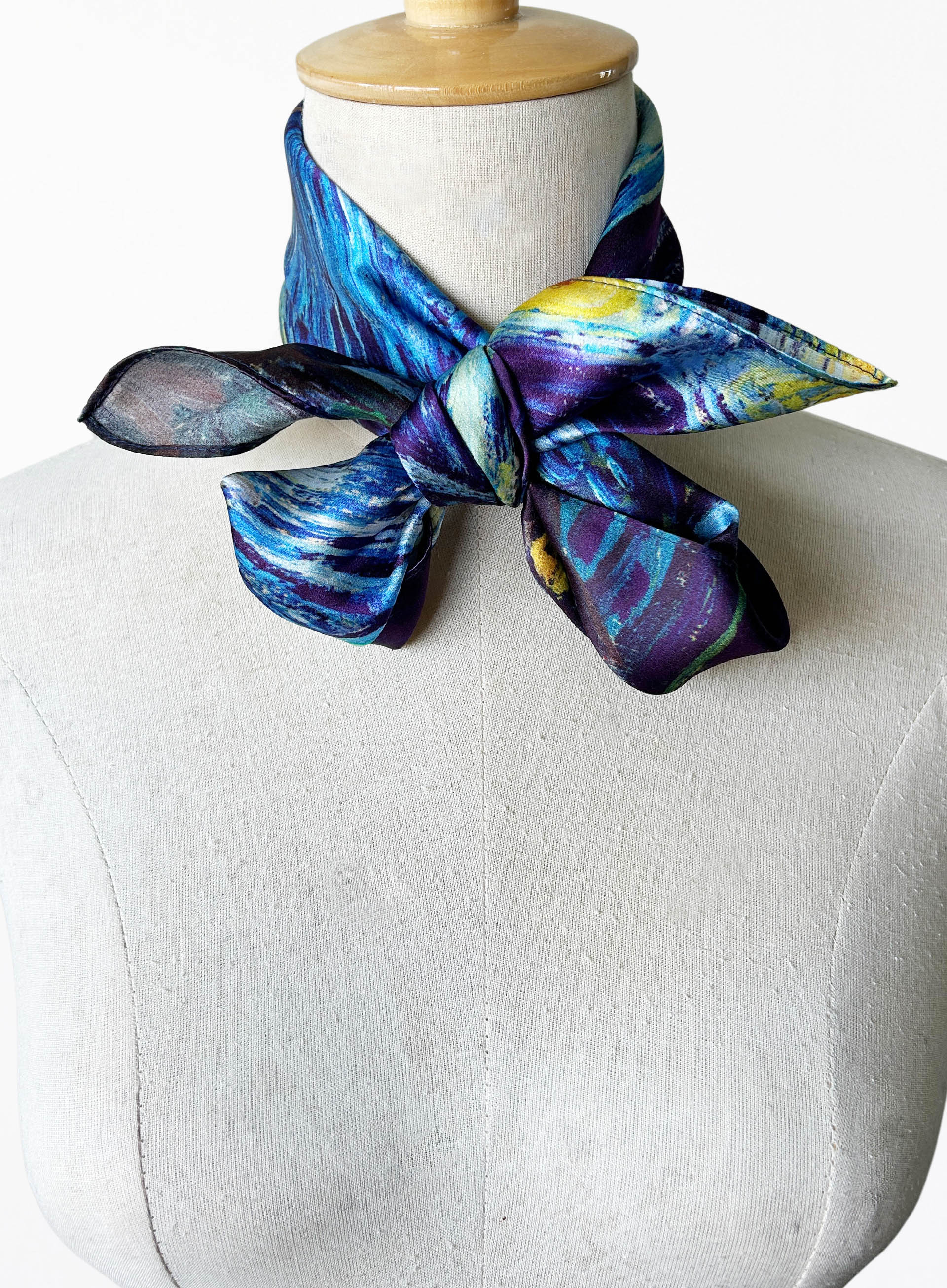 Starry Night Silk Scarf