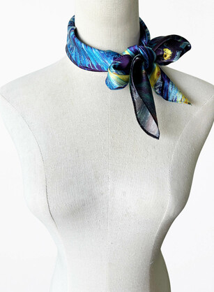 Starry Night Silk Scarf