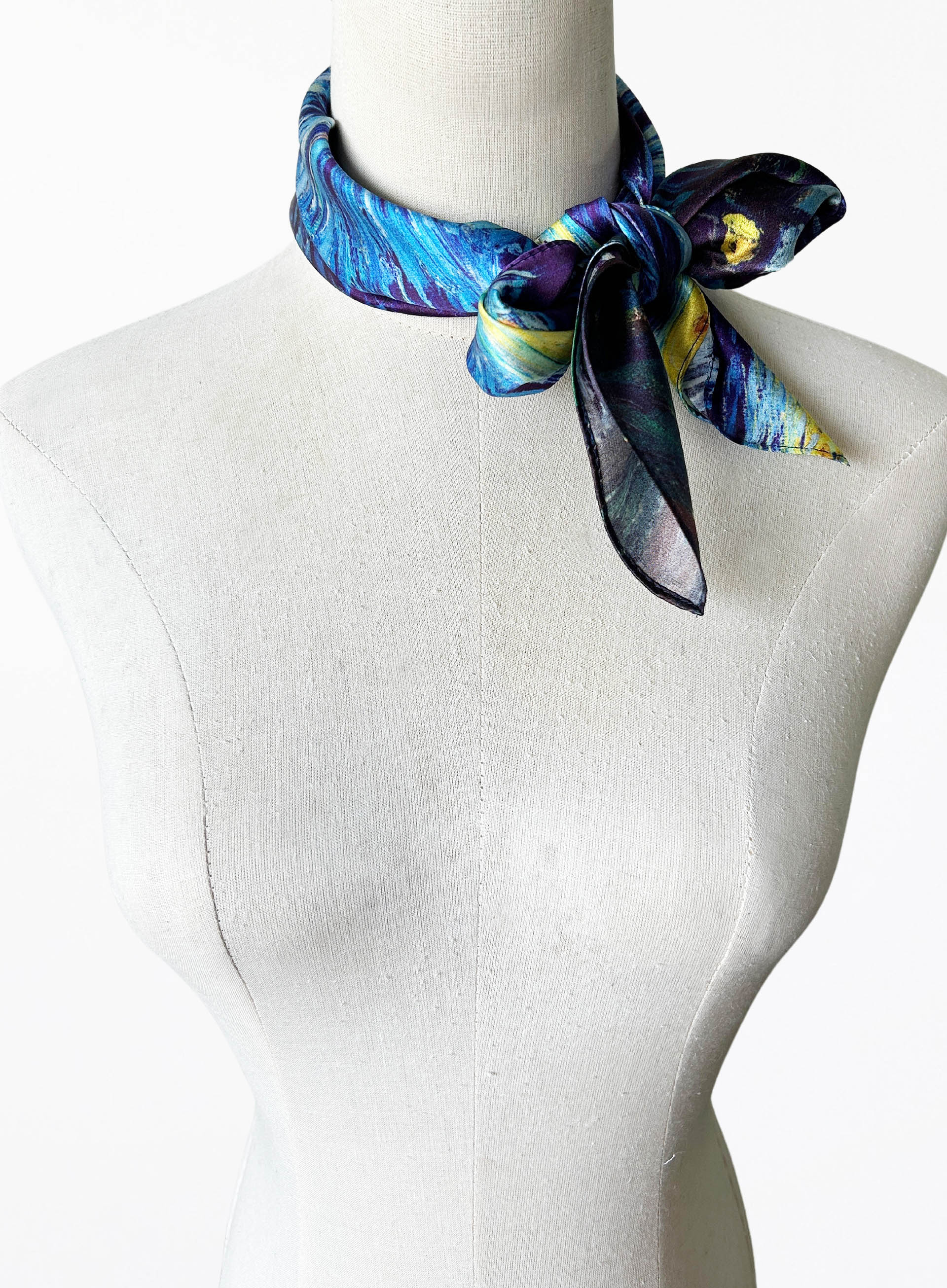 Starry Night Silk Scarf