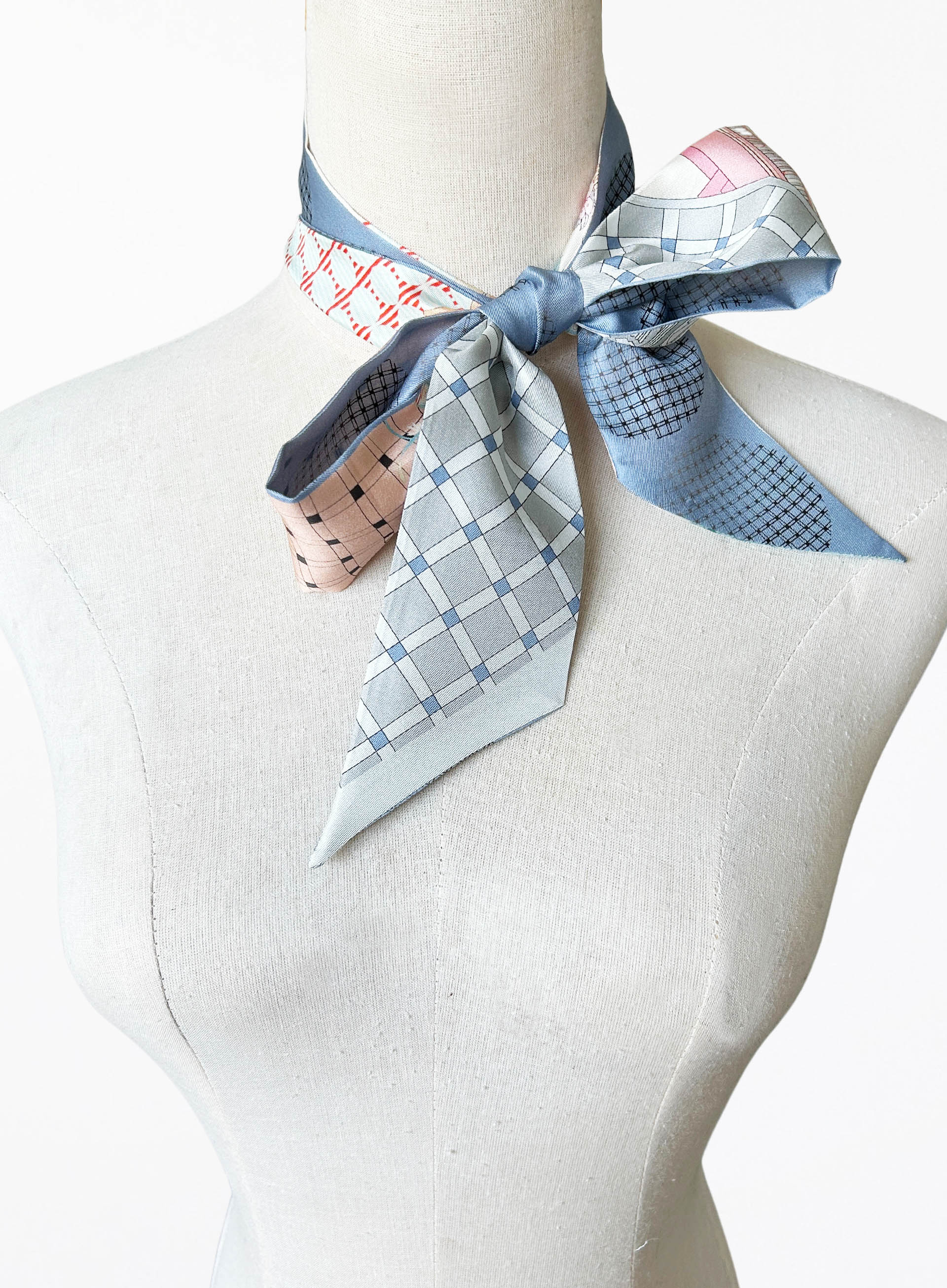 Eliza Double Sided Silk Twill Scarf