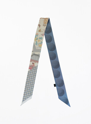 Eliza Double Sided Silk Twill Scarf