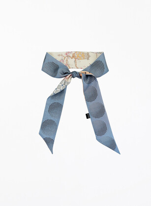 Eliza Double Sided Silk Twill Scarf