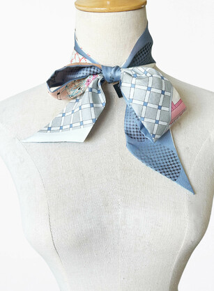 Eliza Double Sided Silk Twill Scarf