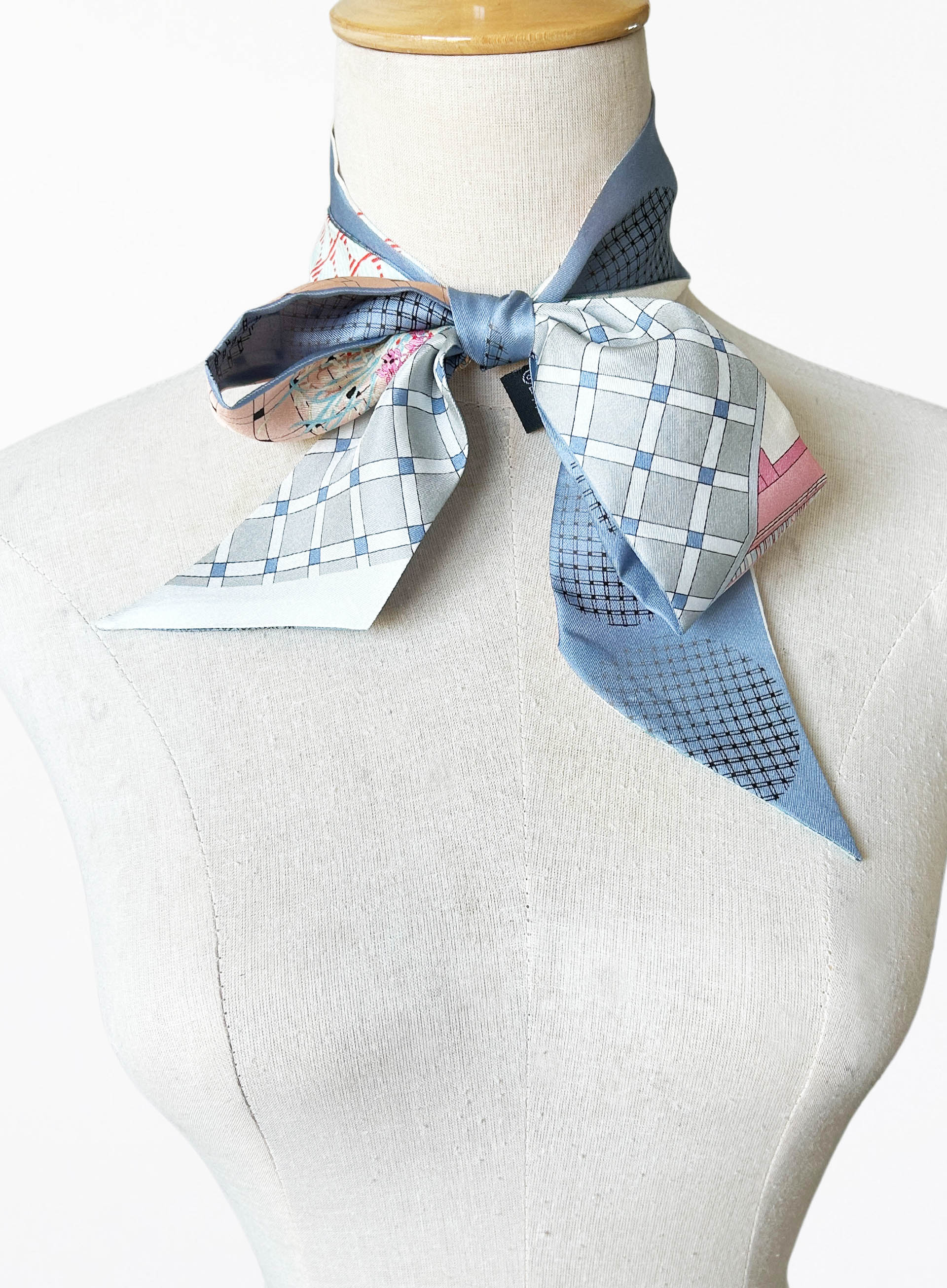 Eliza Double Sided Silk Twill Scarf