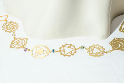 Brass Chakra Hanging
