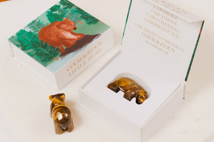 Courageous Tigers Eye Bear