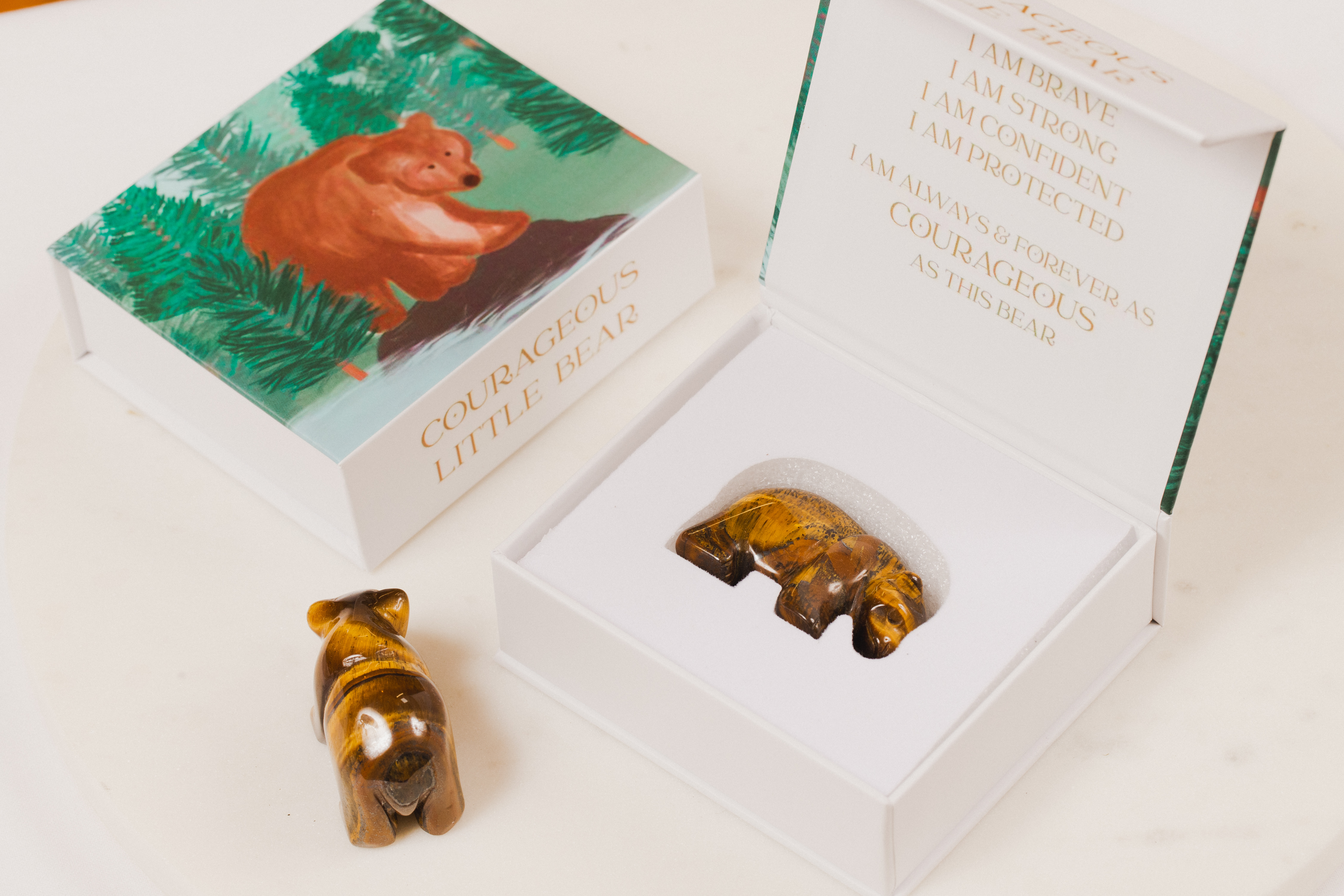 Courageous Tigers Eye Bear
