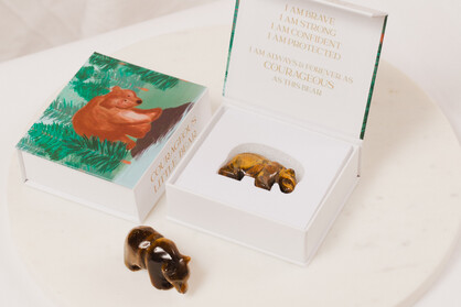 Courageous Tigers Eye Bear