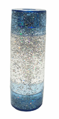 Sensory Sensations - Glitter Tube Timer Silver