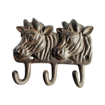 KA3562 - Rustic Cow Triple Wall Hook