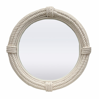 KG4095 -80 Hamptons Style Rope Mirror 80CM