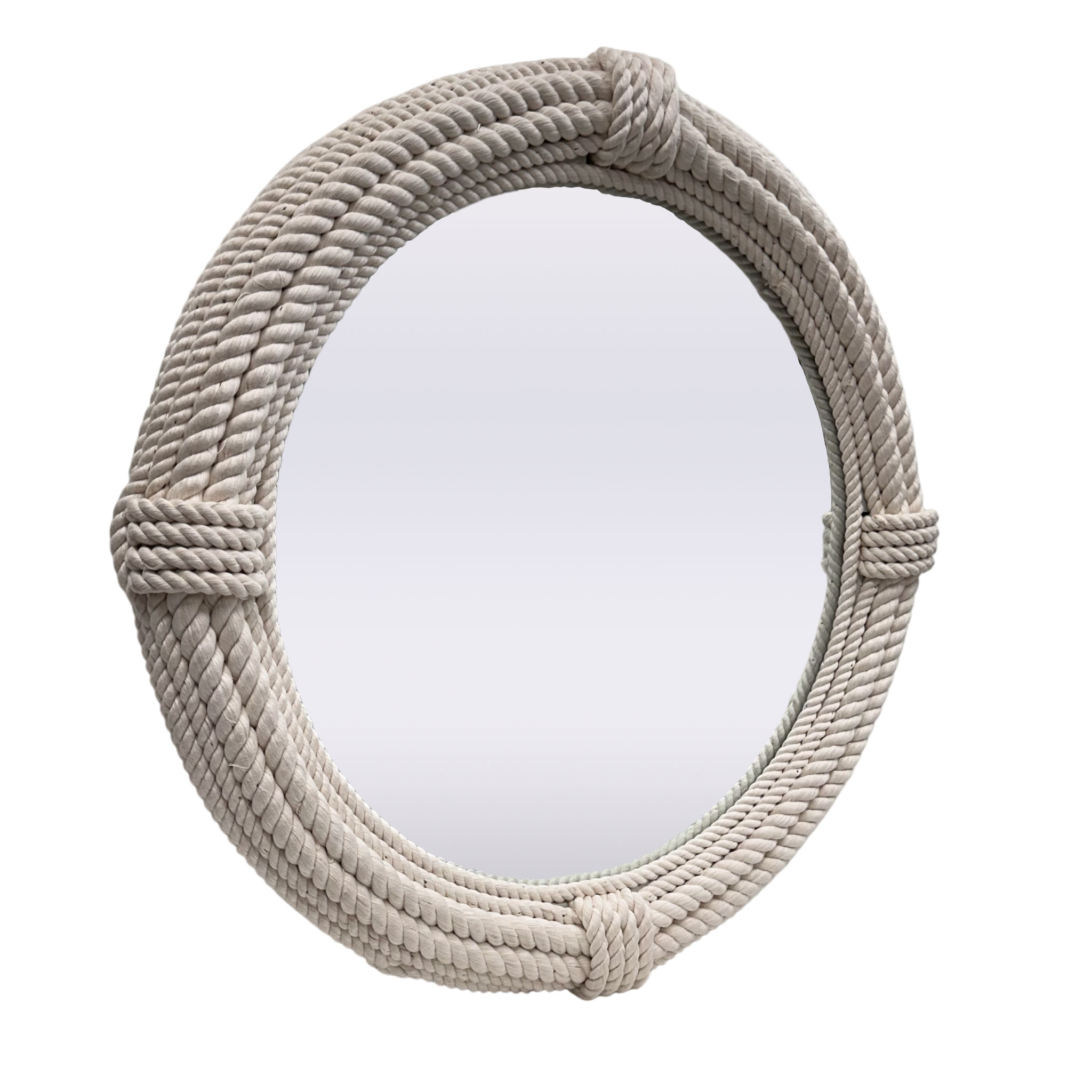 KG4095 -80 Hamptons Style Rope Mirror 80CM