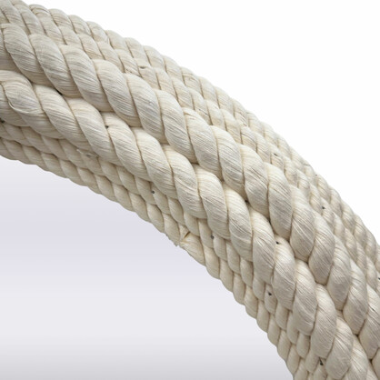 KG4095 -80 Hamptons Style Rope Mirror 80CM