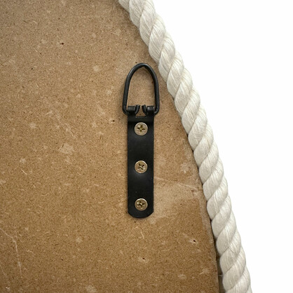 KG4095 -80 Hamptons Style Rope Mirror 80CM