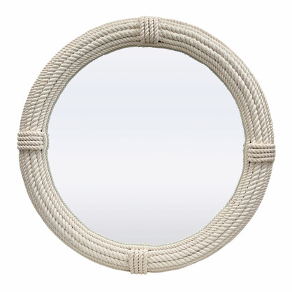 KG4095-100 Hamptons Style Rope Mirror 100CM