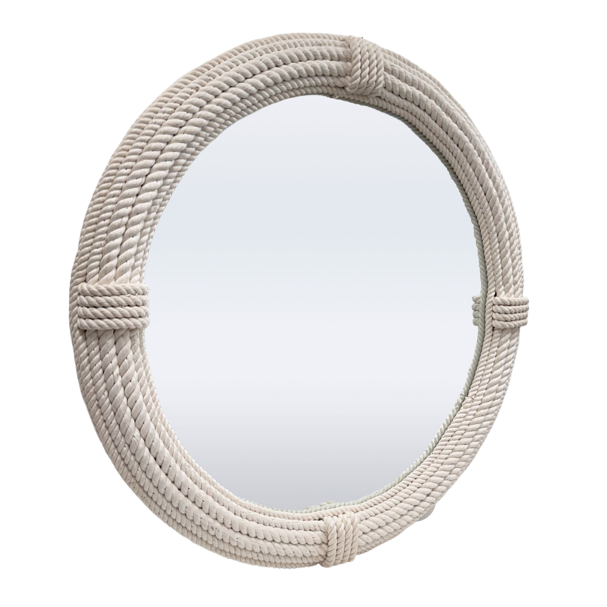 KG4095-100 Hamptons Style Rope Mirror 100CM