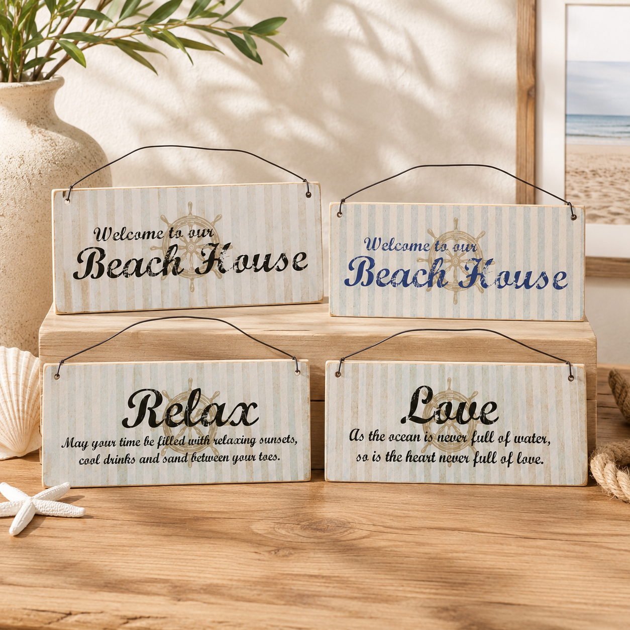 KK1776 - Coastal hanging signs