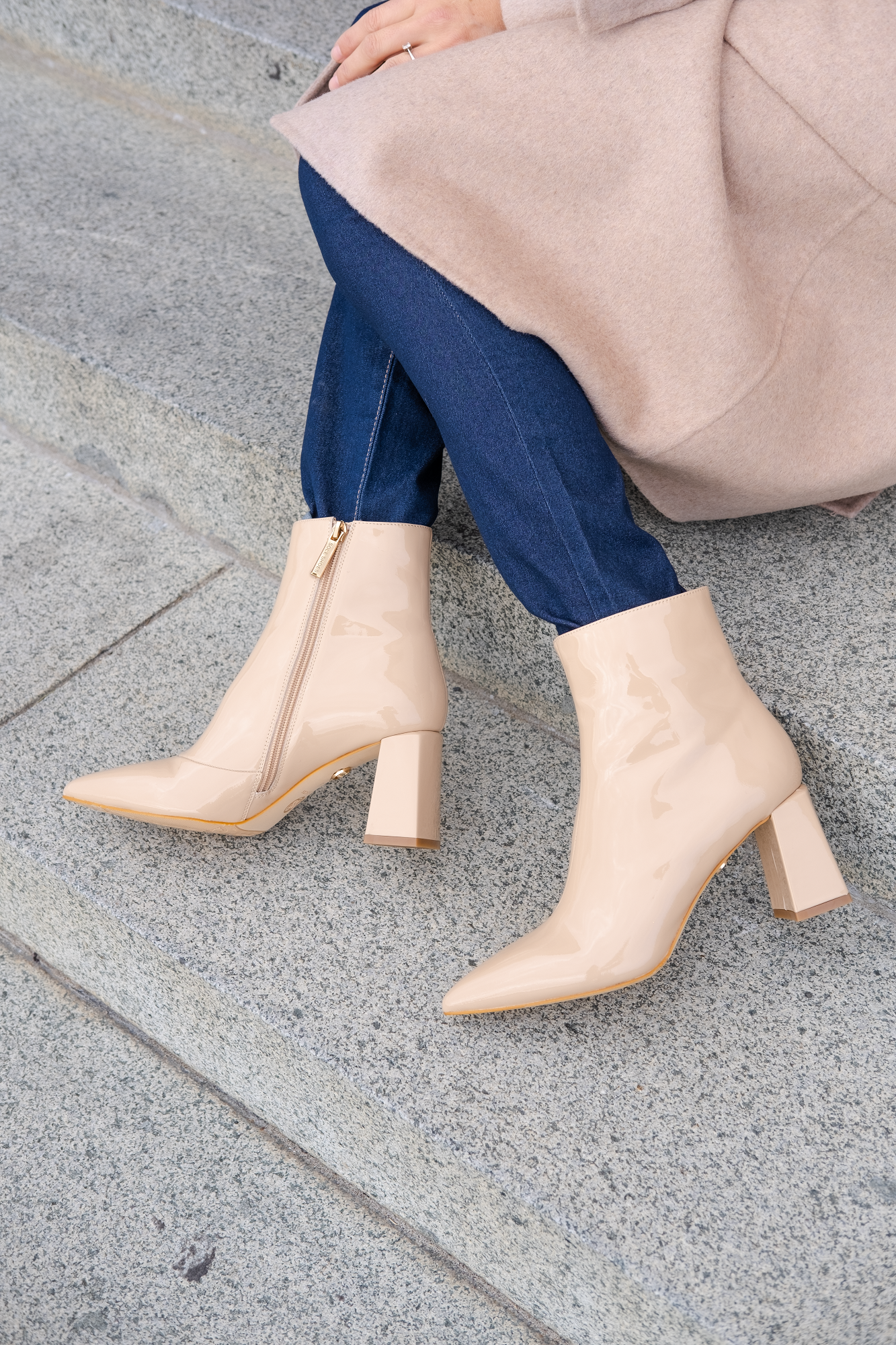 Nicola Ankle Boot Nude