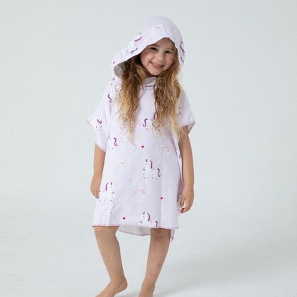 Sand Free Kids Hooded Towel - Unicorn
