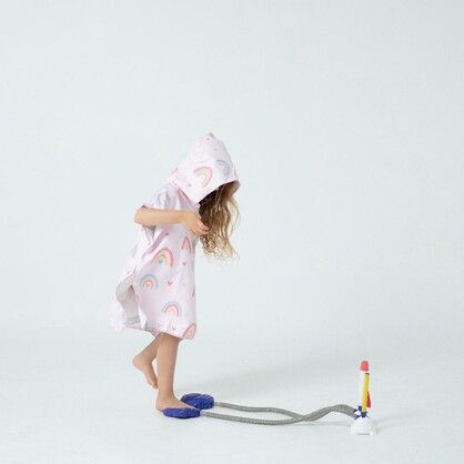 Sand Free Kids Hooded Towel - Rainbow