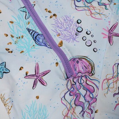 Girls Long Sleeves Rash Guard - Jelly Joy