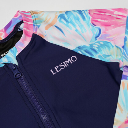 Teen Girls Long Sleeves Rash Guard - Enchanted Sea Dream