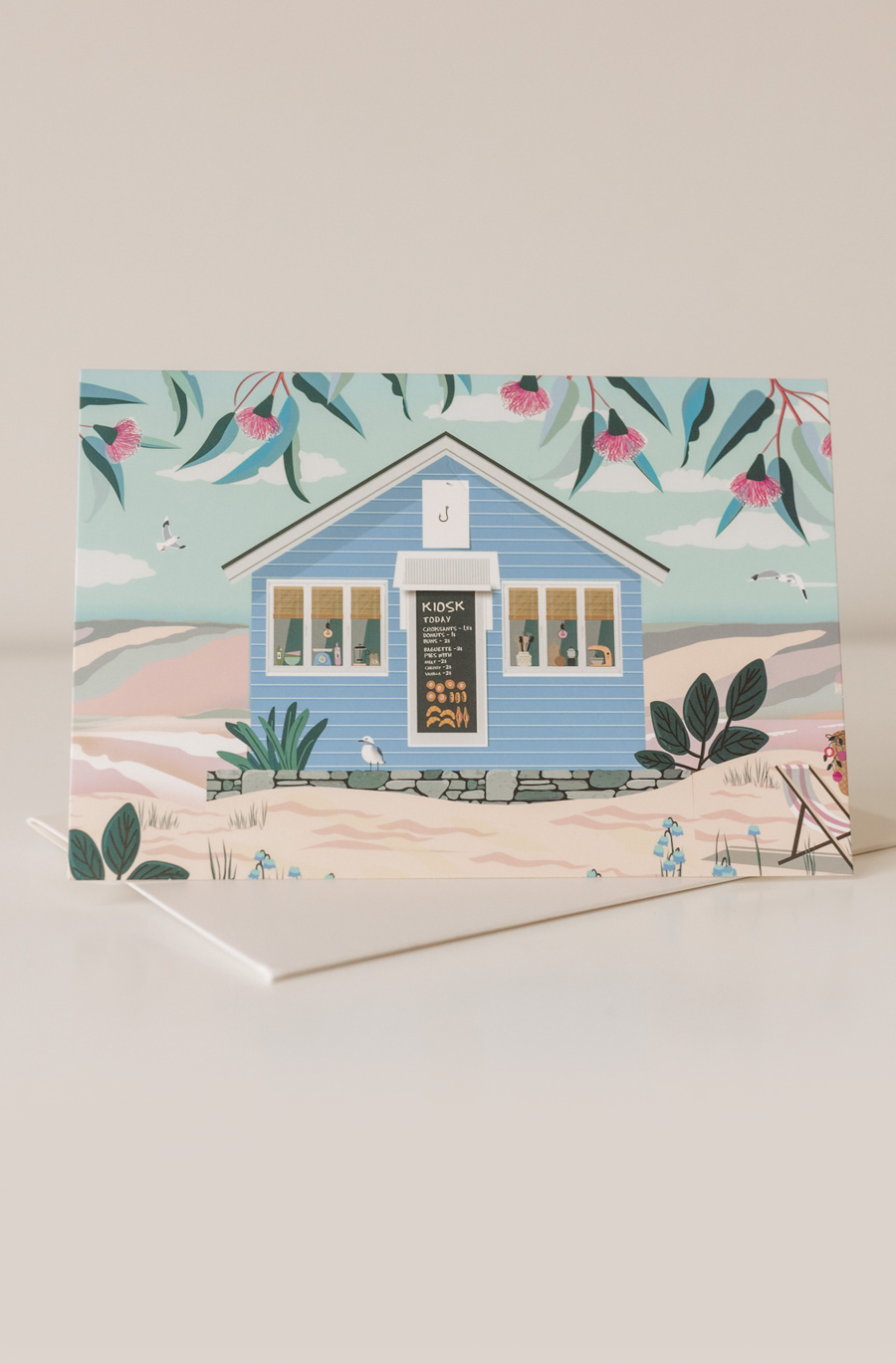 Blue Kiosk Card