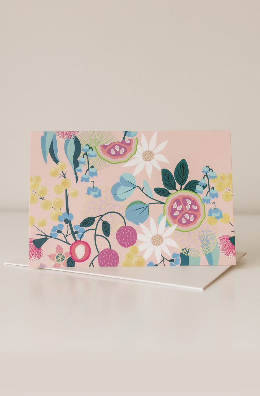 Pink Florals Card