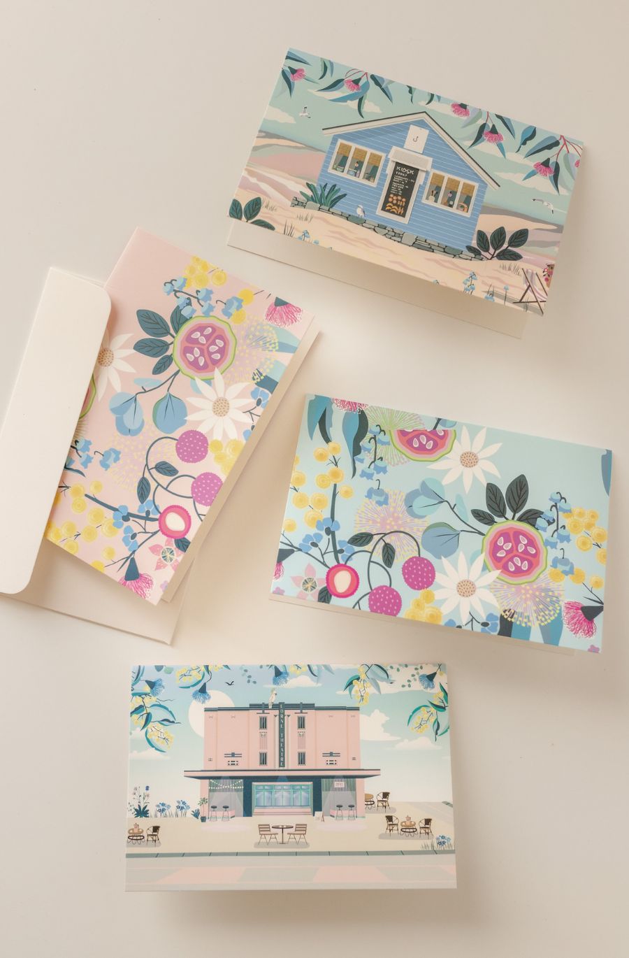 Pink Florals Card